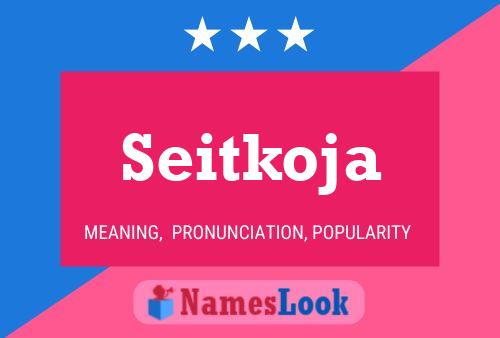 Постер имени Seitkoja