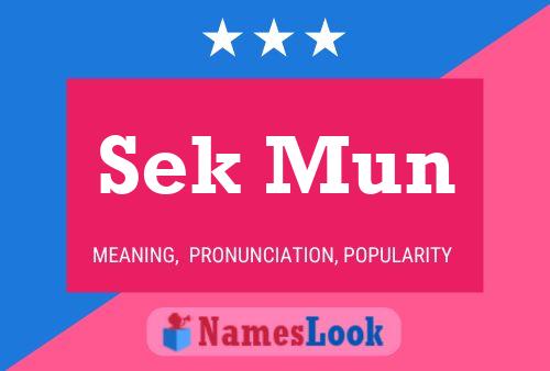 Постер имени Sek Mun