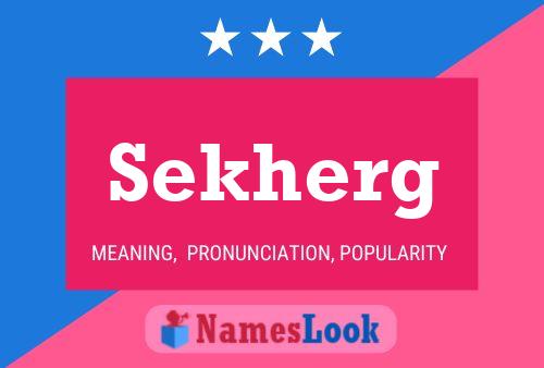 Постер имени Sekherg