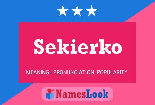 Постер имени Sekierko