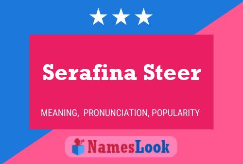 Постер имени Serafina Steer