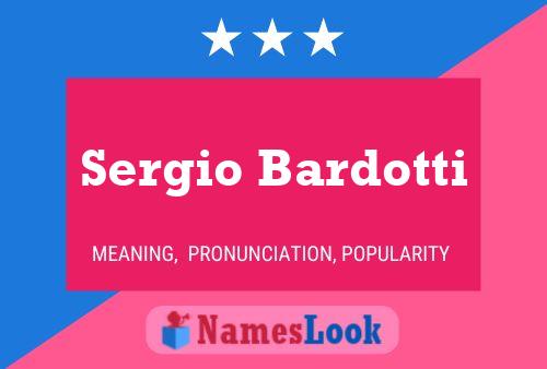 Постер имени Sergio Bardotti