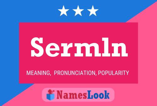 Постер имени Sermln