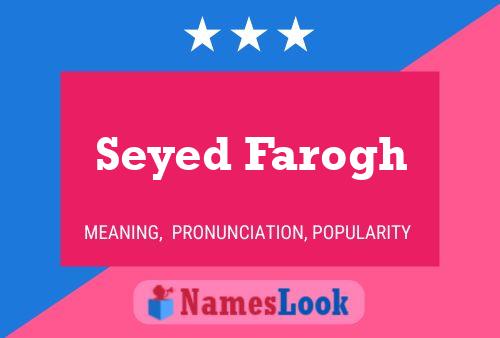 Постер имени Seyed Farogh