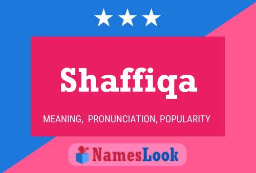 Постер имени Shaffiqa