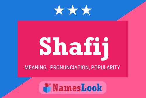 Постер имени Shafij