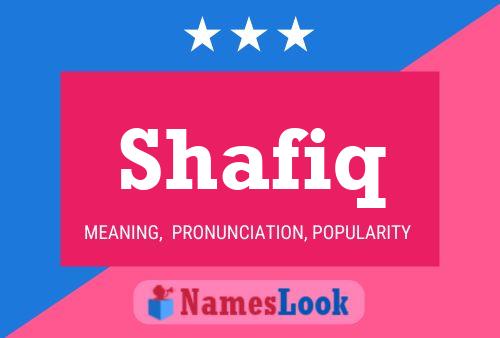 Постер имени Shafiq