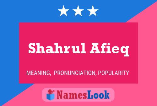 Постер имени Shahrul Afieq