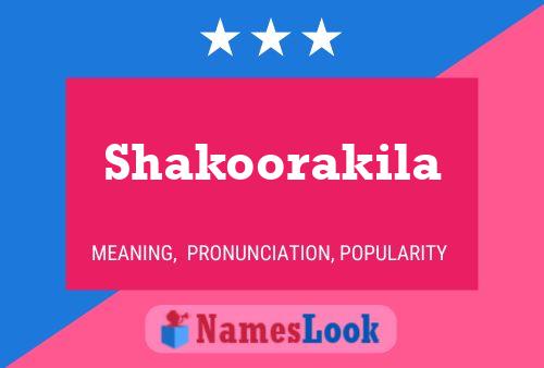 Постер имени Shakoorakila