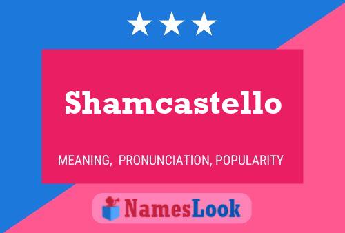 Постер имени Shamcastello