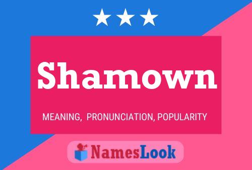 Постер имени Shamown