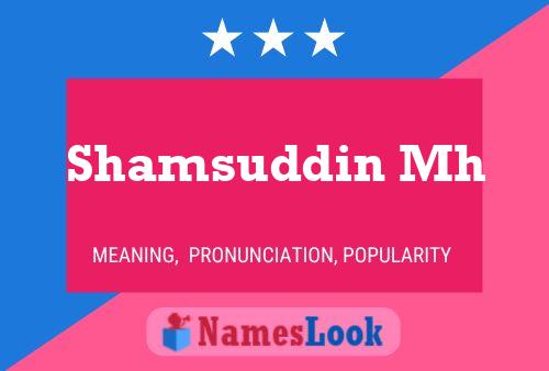 Постер имени Shamsuddin Mh