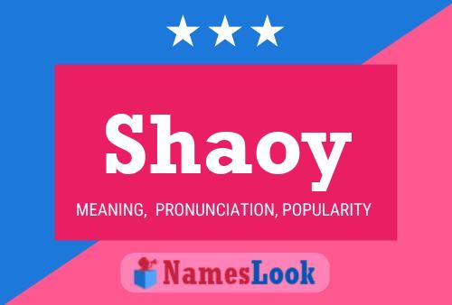 Постер имени Shaoy