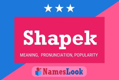 Постер имени Shapek