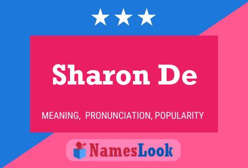 Постер имени Sharon De