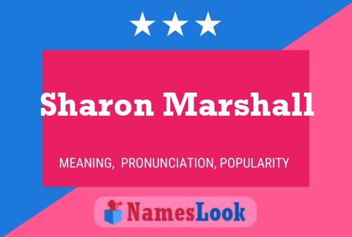 Постер имени Sharon Marshall