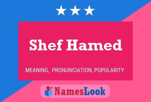 Постер имени Shef Hamed