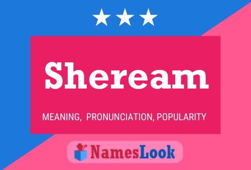 Постер имени Sheream