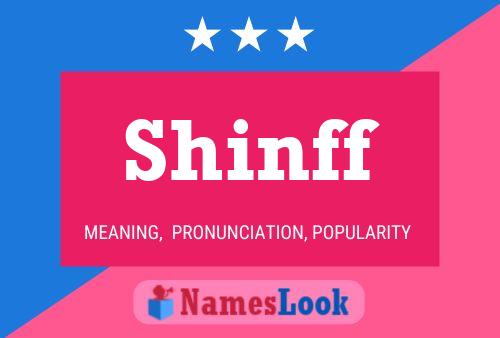 Постер имени Shinff