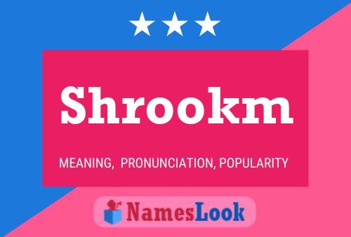 Постер имени Shrookm