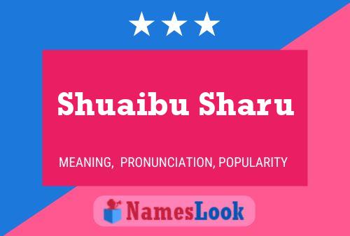 Постер имени Shuaibu Sharu