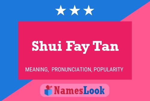 Постер имени Shui Fay Tan