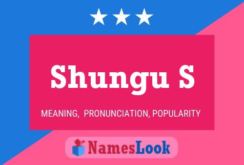 Постер имени Shungu S