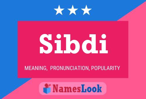 Постер имени Sibdi