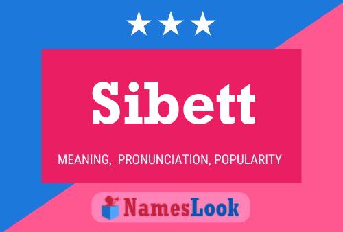 Постер имени Sibett