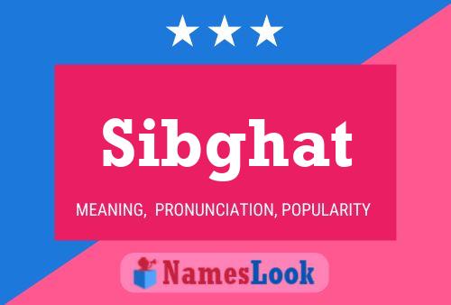 Постер имени Sibghat