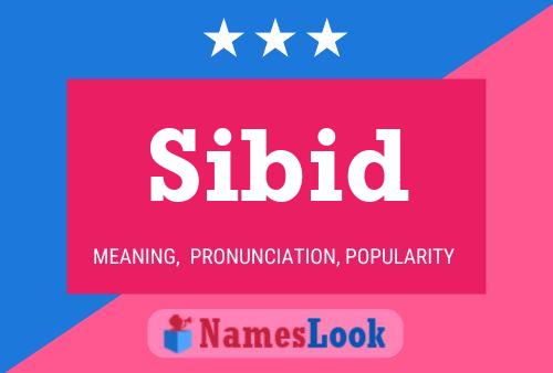 Постер имени Sibid