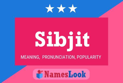 Постер имени Sibjit