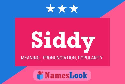 Постер имени Siddy