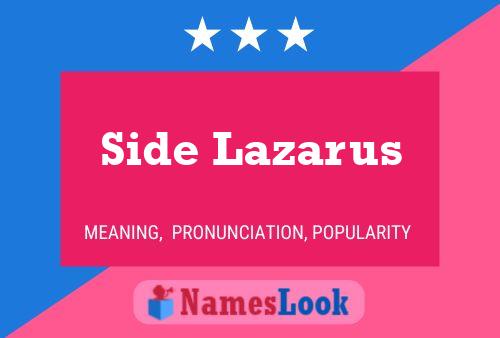 Постер имени Side Lazarus