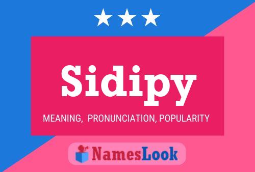 Постер имени Sidipy