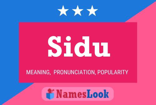 Постер имени Sidu