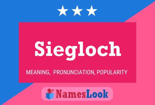 Постер имени Siegloch