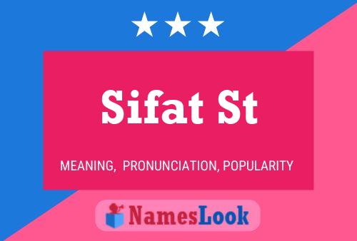 Постер имени Sifat St