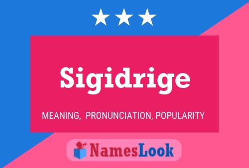 Постер имени Sigidrige