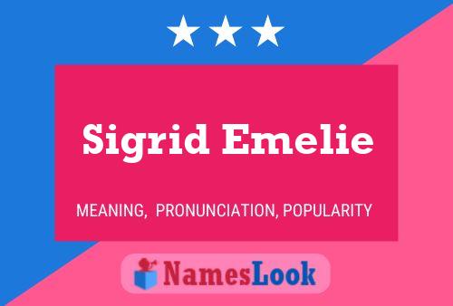 Постер имени Sigrid Emelie