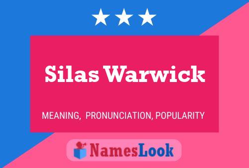 Постер имени Silas Warwick