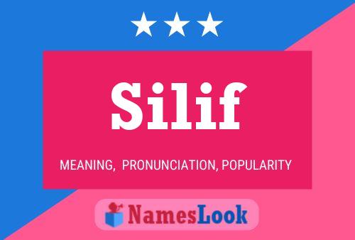 Постер имени Silif