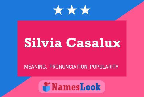 Постер имени Silvia Casalux