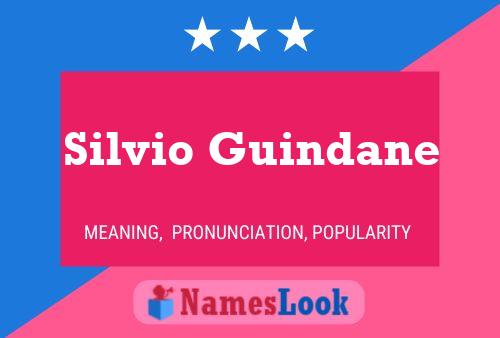 Постер имени Silvio Guindane