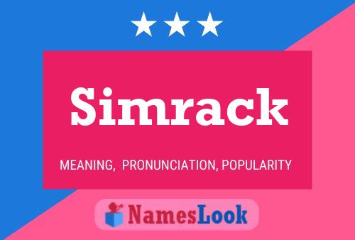 Постер имени Simrack