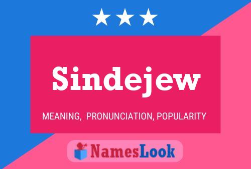 Постер имени Sindejew