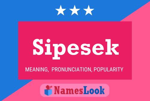 Постер имени Sipesek