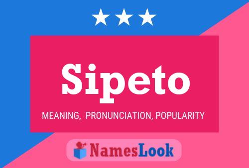 Постер имени Sipeto