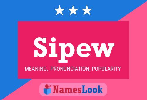 Постер имени Sipew