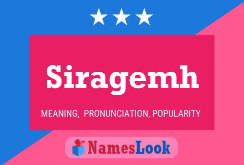 Постер имени Siragemh